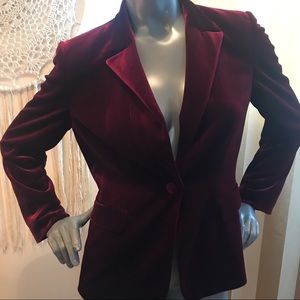 Tahari Arthur S. Levine Velvet Blazer